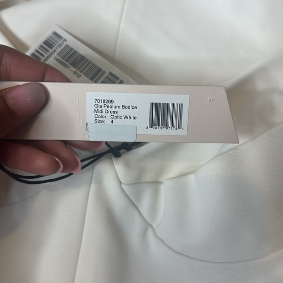Et Ochs Gia Peplum Midi-Dress Size 4 NWT - Picture 7 of 15